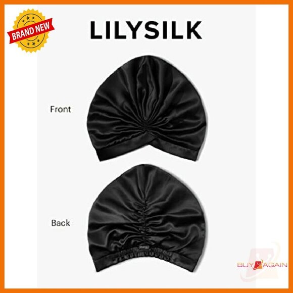 100% Mulberry Silk Sleep Cap for Curly Long Hair Protection main image 8